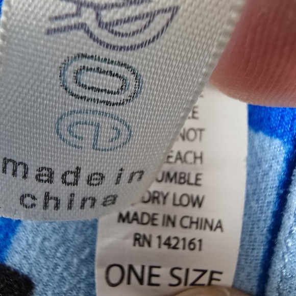 Lularoe OS One Size Leggings Two‎ Tone Blue Black Piano Keyboard Keys - Picture 7 of 8